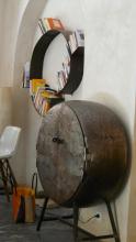 A circular cupboard