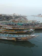 Boats on the ocean